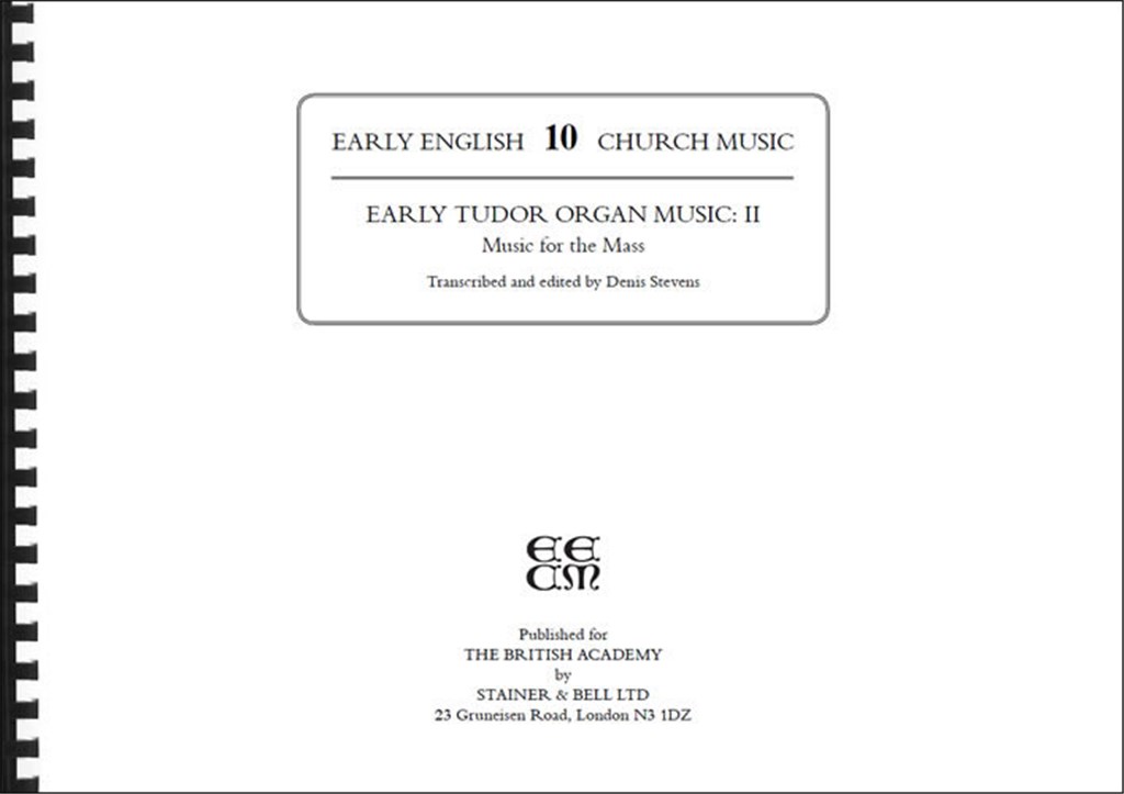 Early Tudor Organ Music II